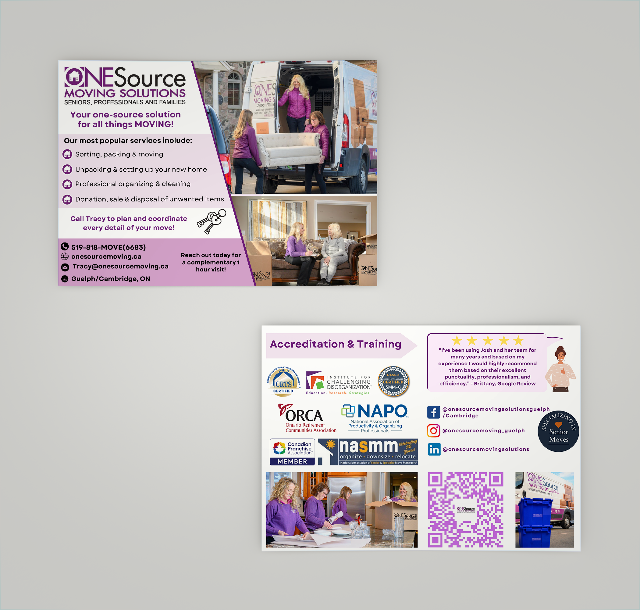 Onesource Moving - Postcard