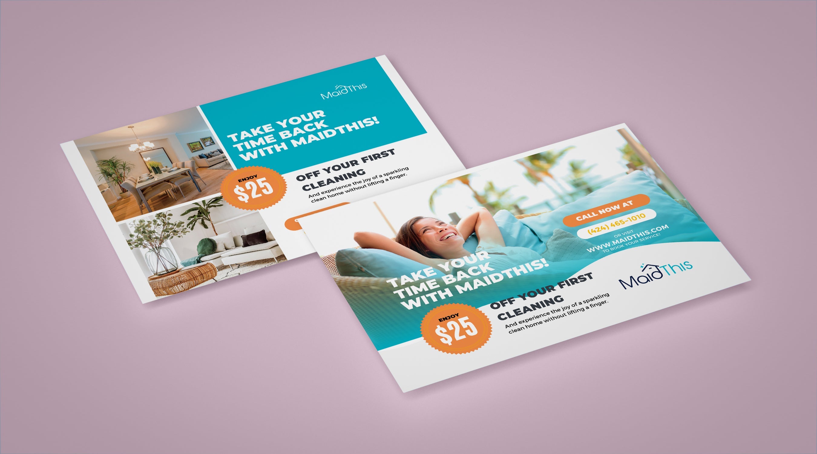MaidThis Cleaning - Postcards