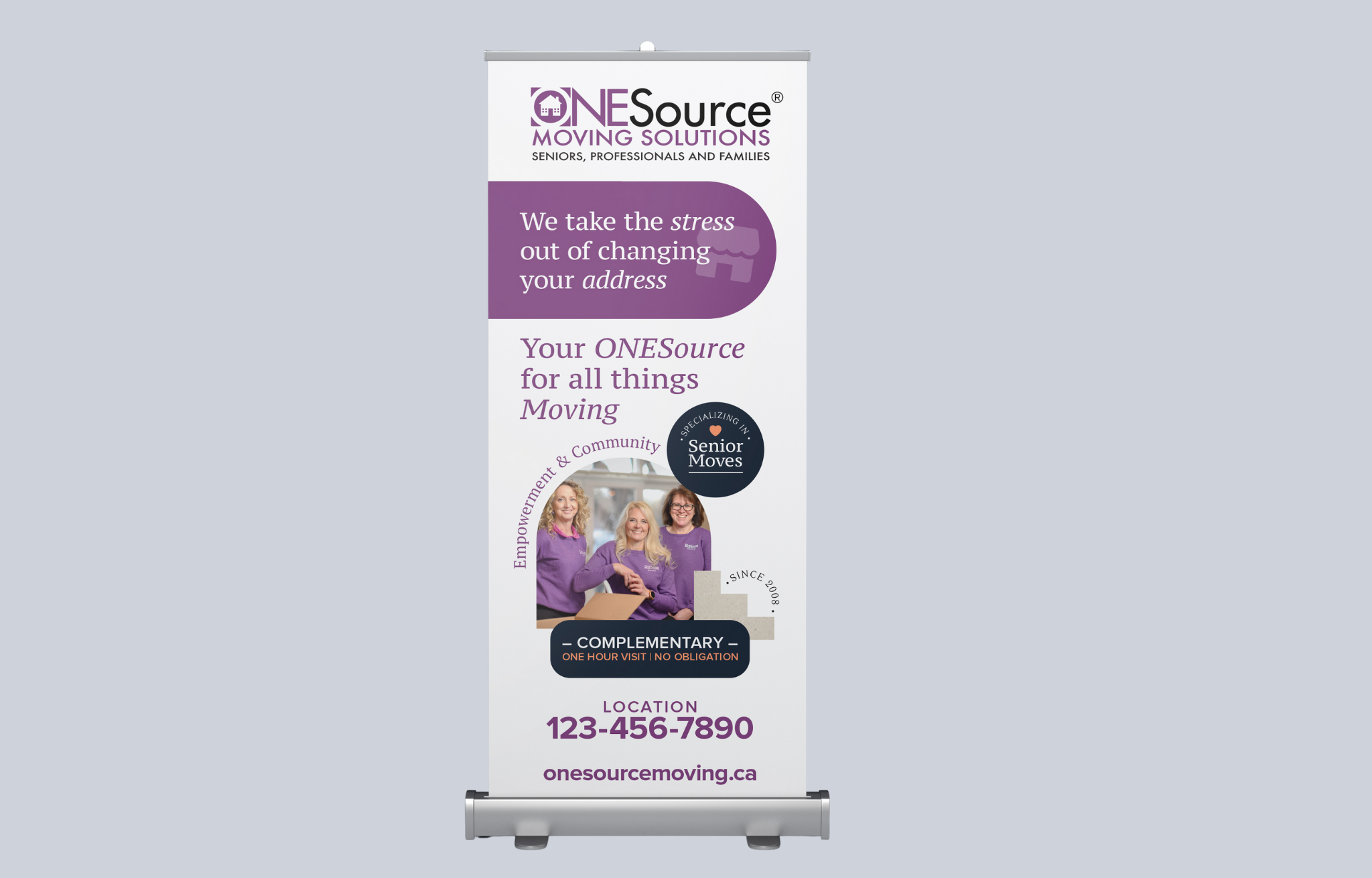 Onesource moving - Banner Stands