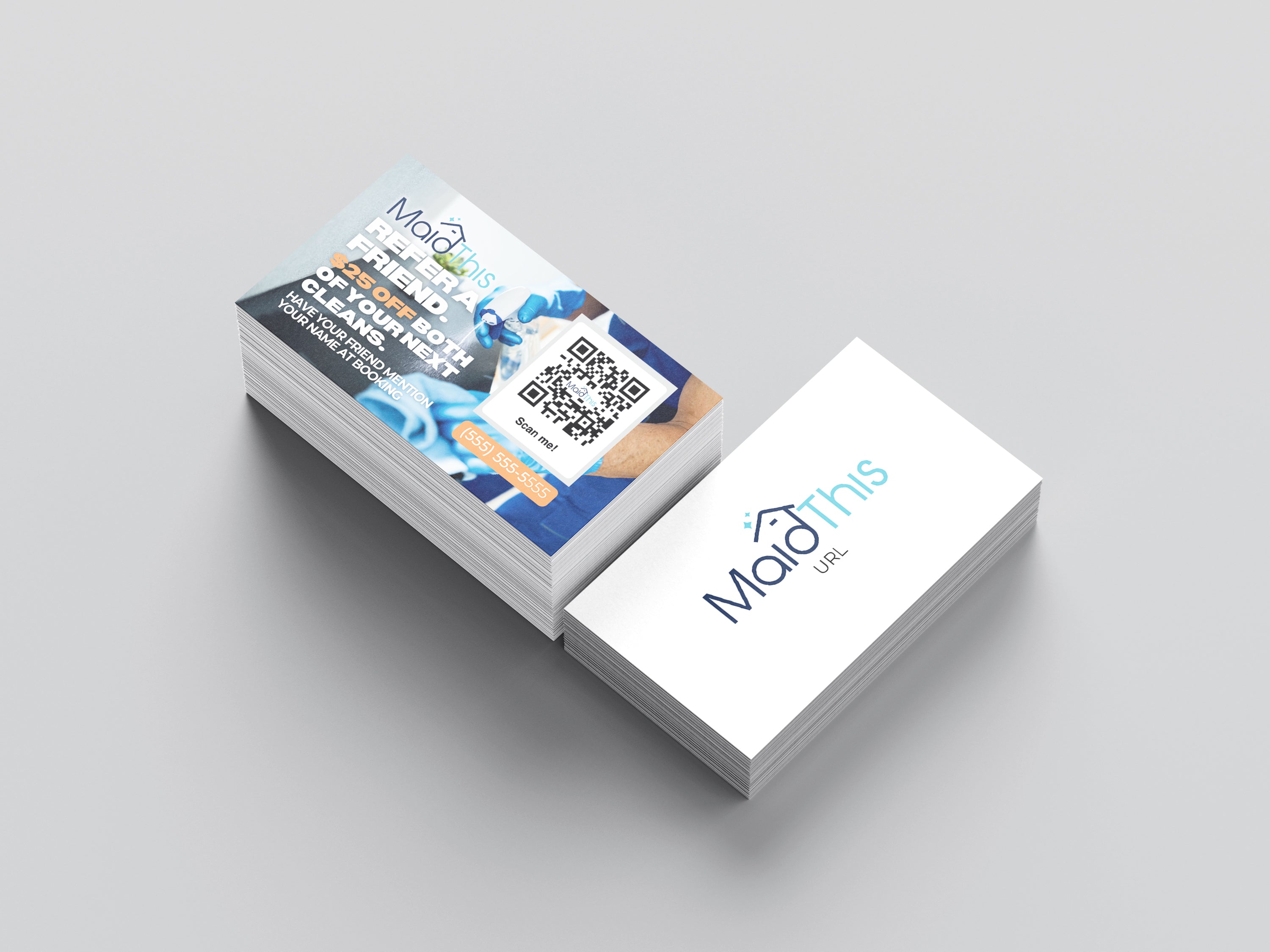 MaidThis Cleaning - Referral Card