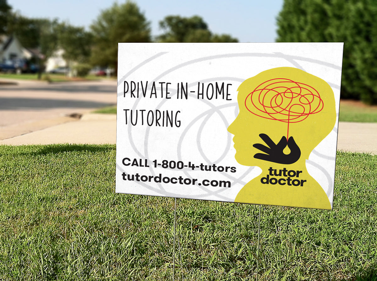 Private In-Home vs. 2 - Sign + H Stand