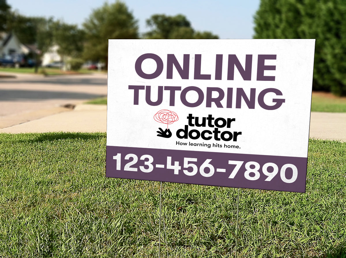 Online Tutoring vs. 2 - Sign + H Stand