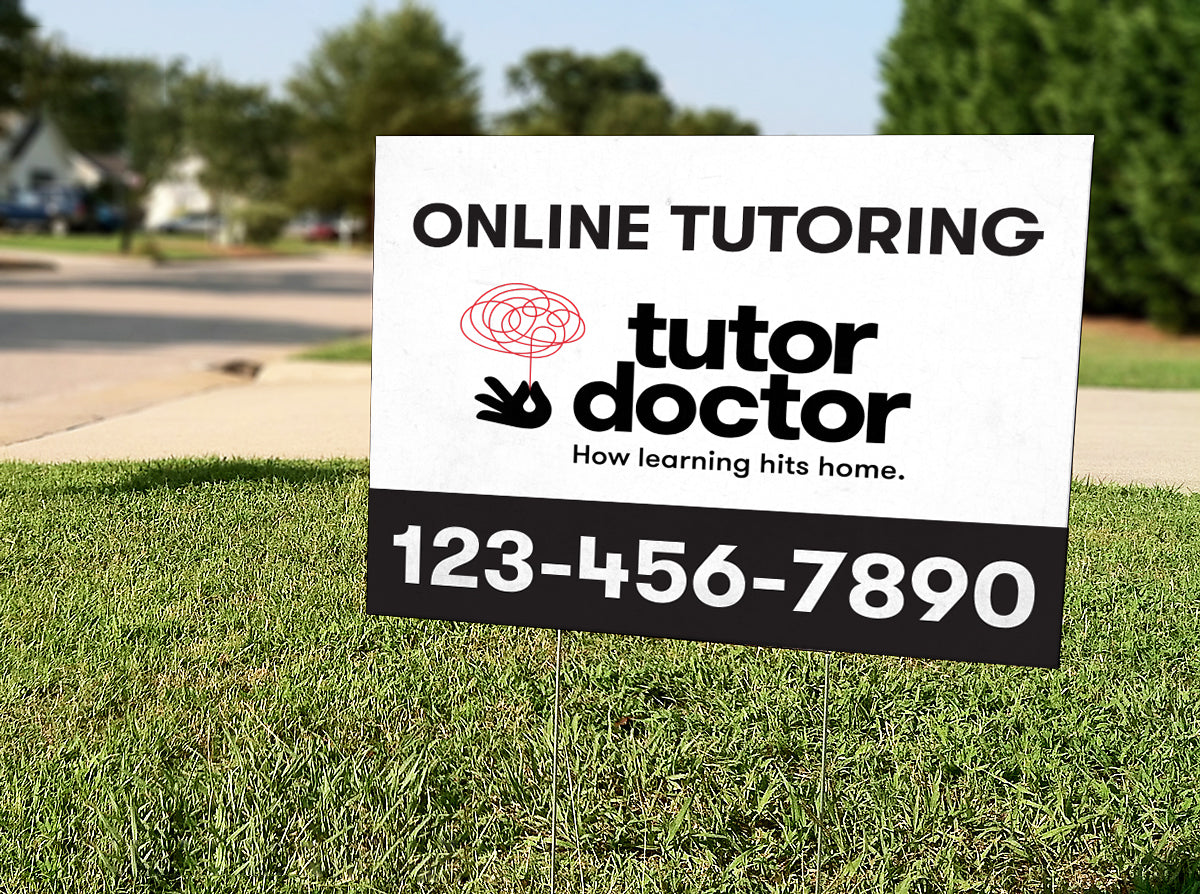 Online Tutoring vs. 1 - Sign + H Stand