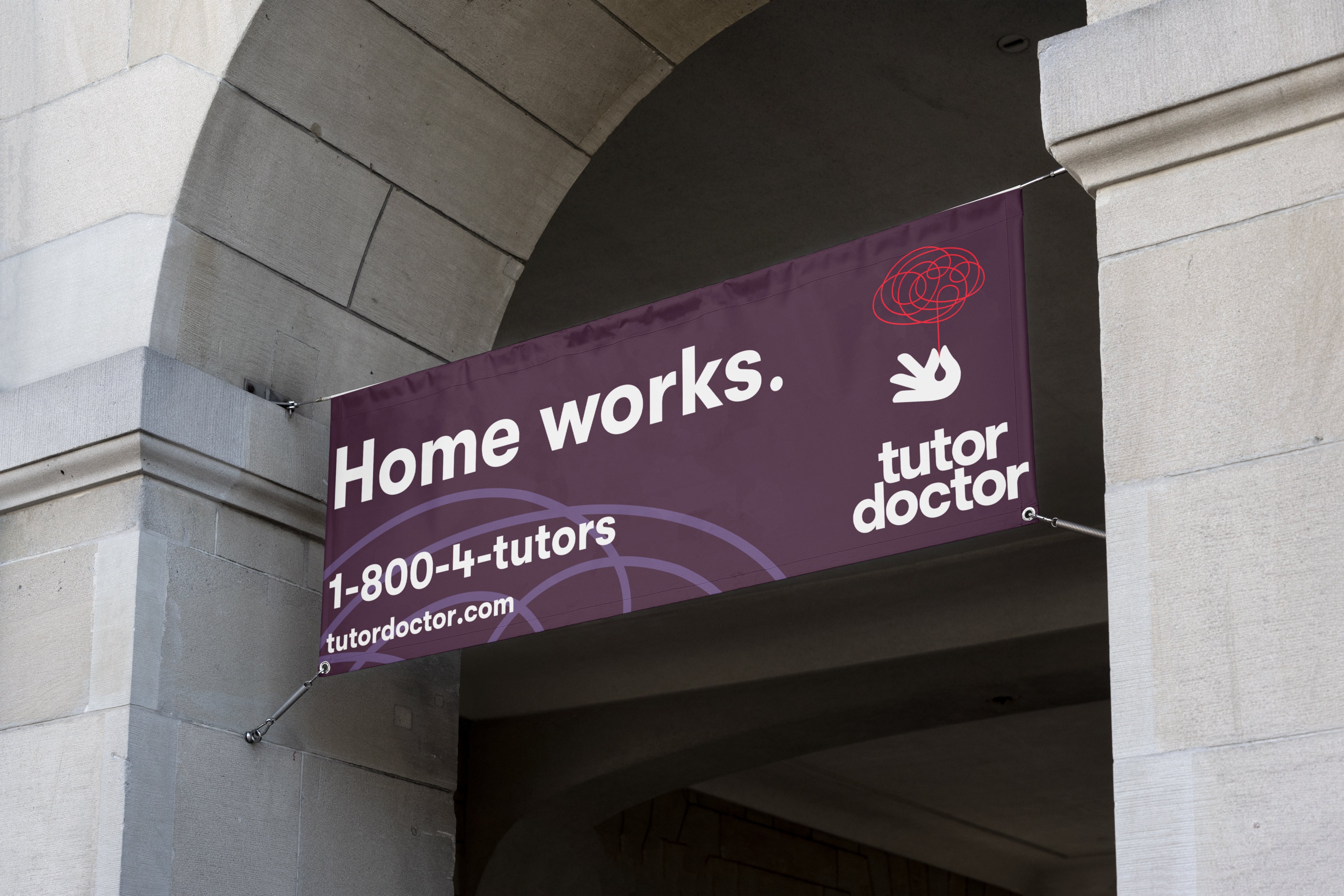 Hanging Banner - Purple