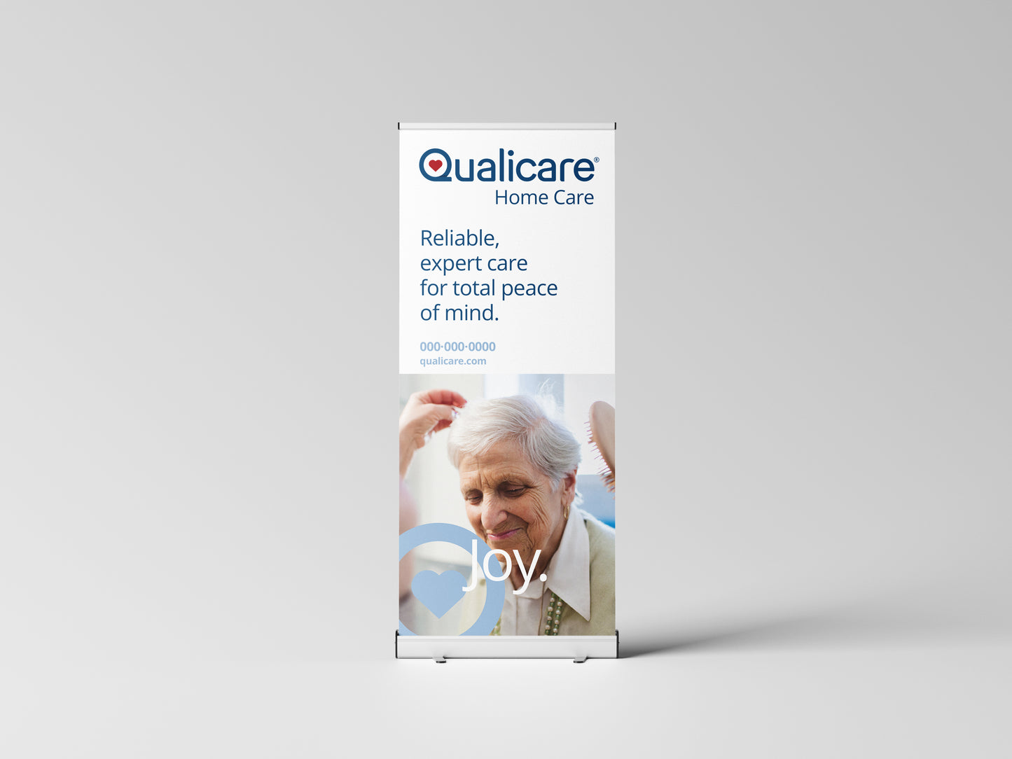 Roll Up Banner Stand Joy - Personalize