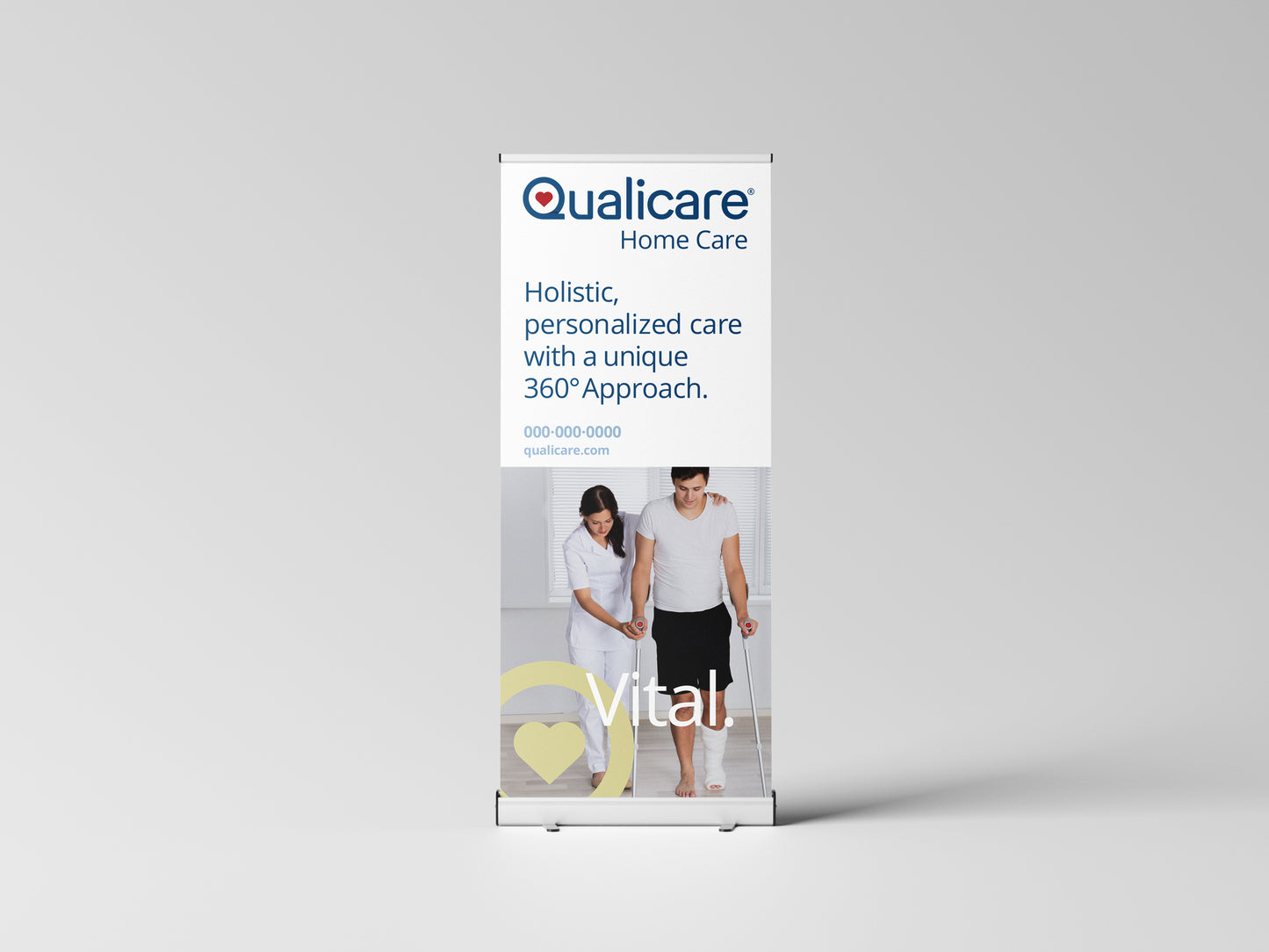 Roll Up Banner Stand Vital - Personalize