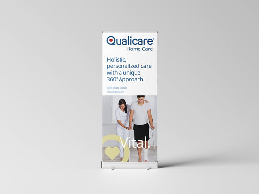 Roll Up Banner Stand Vital - Personalize